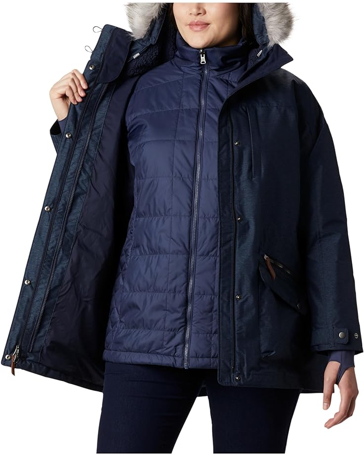 Куртка Columbia Plus Size Carson Pass IC, цвет Dark Nocturnal/Dark Nocturnal Sherpa/Nocturnal