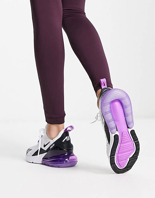 

Бело-фиолетовые кроссовки Nike Air Max 270