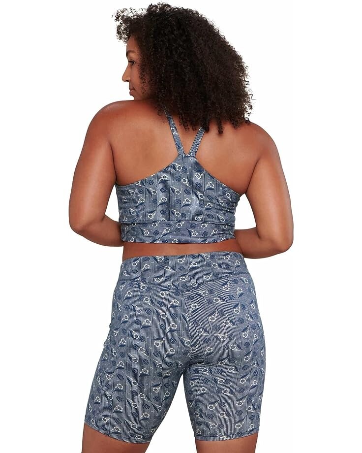 

Бралетт Toad&Co Terrane Long Line Bralette, цвет Midnight Stripe Print