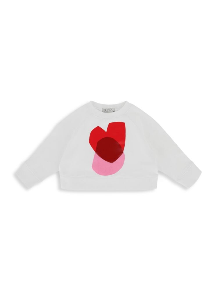 

Толстовка с рукавами реглан для маленьких девочек и девочек Stella Mccartney, цвет Cloud