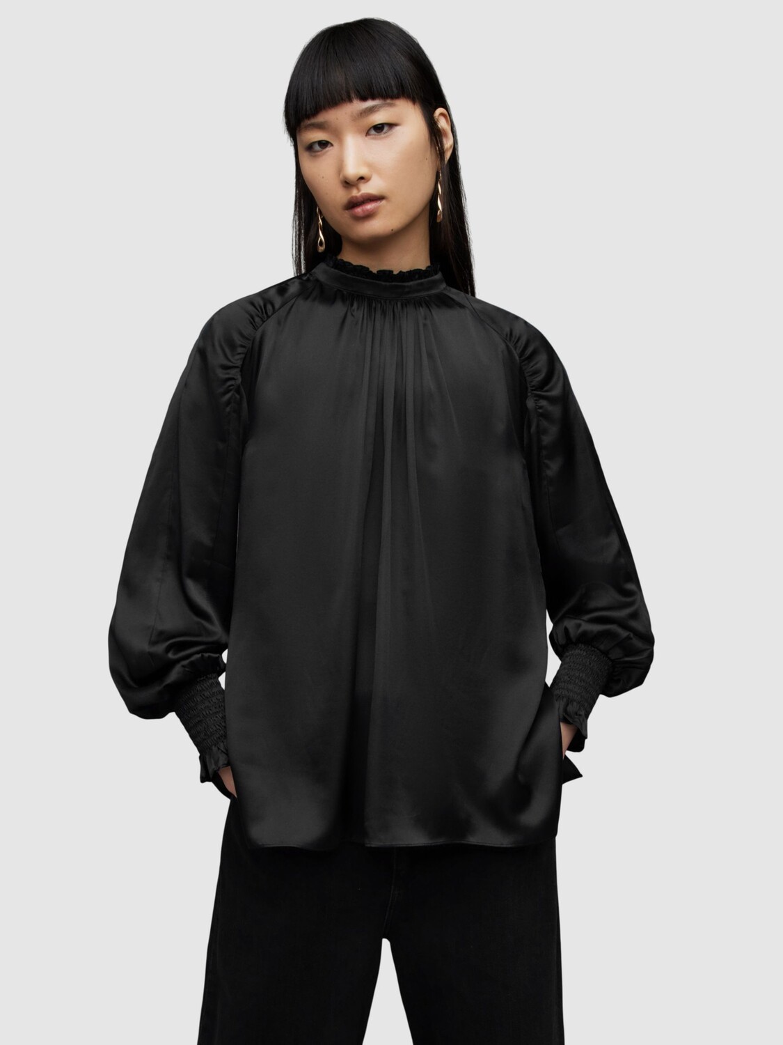 

Мария Топ AllSaints, черный