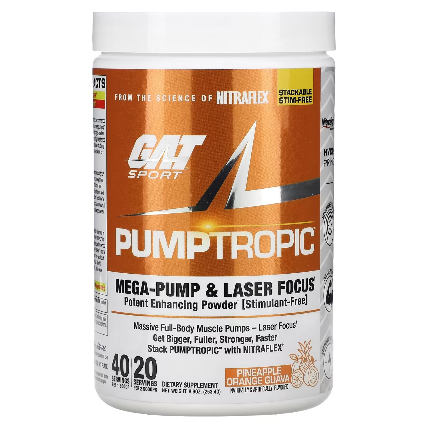 

Пищевая добавка GAT Pumptropic, гуава с ананасом и апельсином