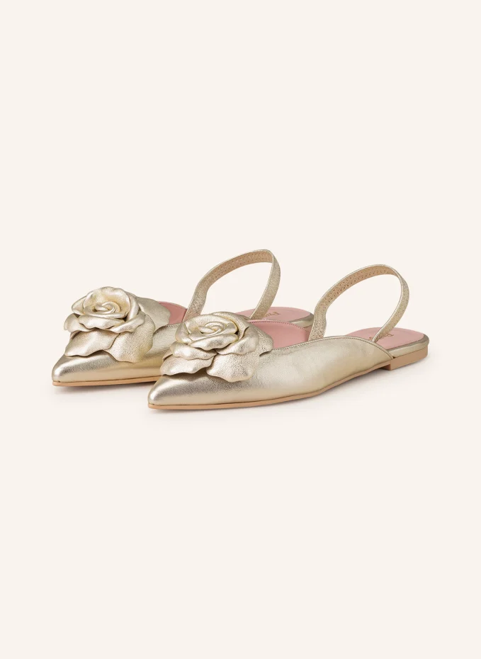 

Балетки с открытой пяткой ami Pretty Ballerinas, желтый