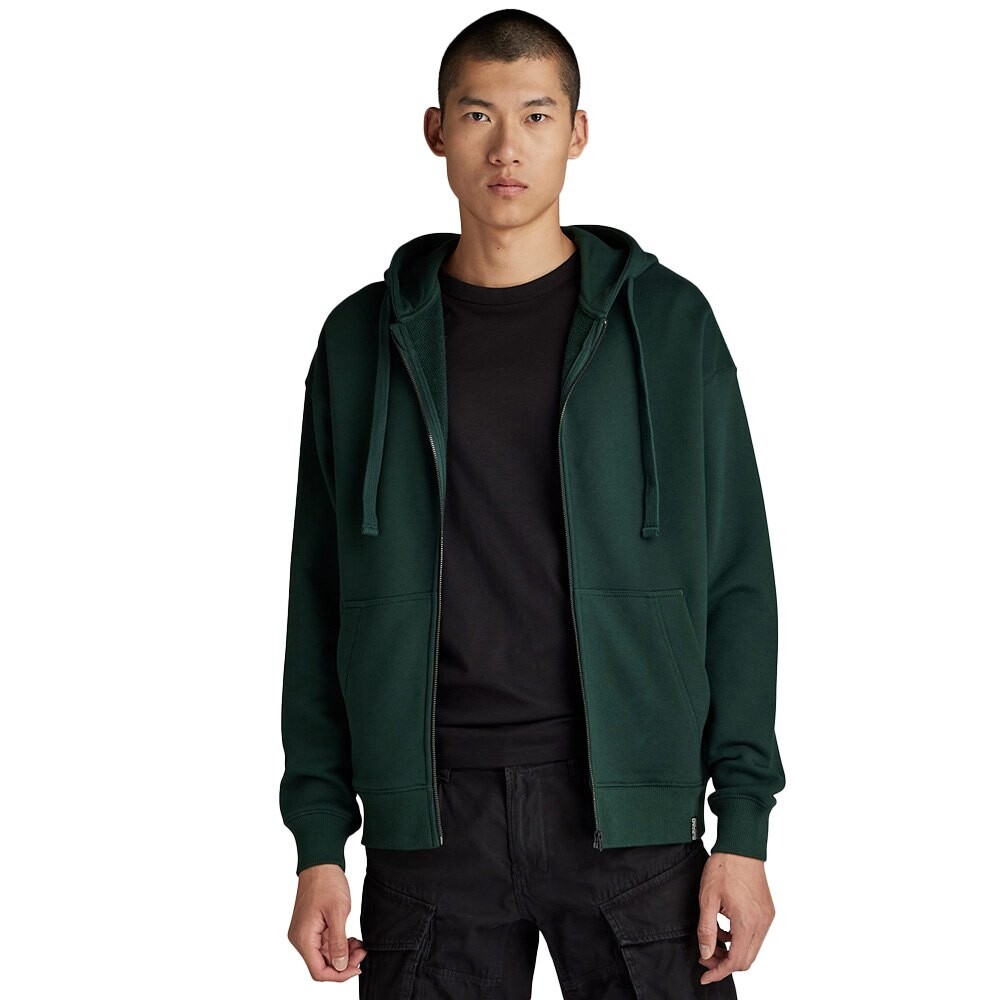 

Толстовка G-Star Essential Loose Thru Full Zip, зеленый