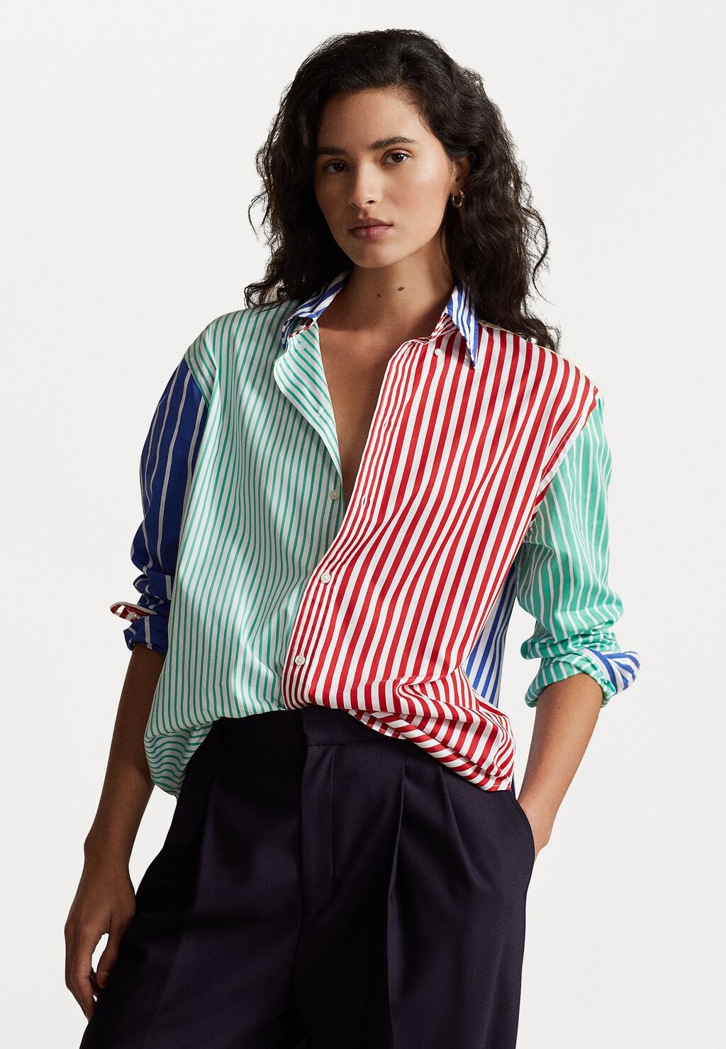 

Рубашка Long Sleeve Blouse Polo Ralph Lauren, мультиколор
