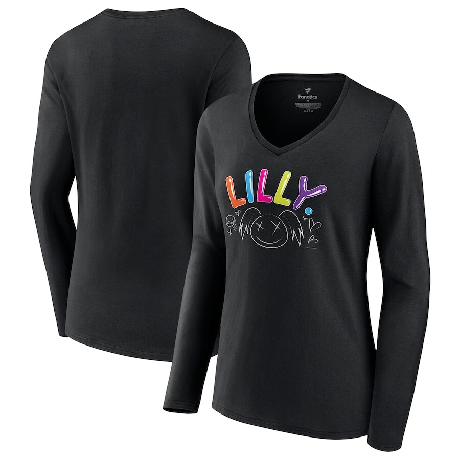 

Футболка с длинным рукавом Fanatics Branded Alexa Bliss, черный