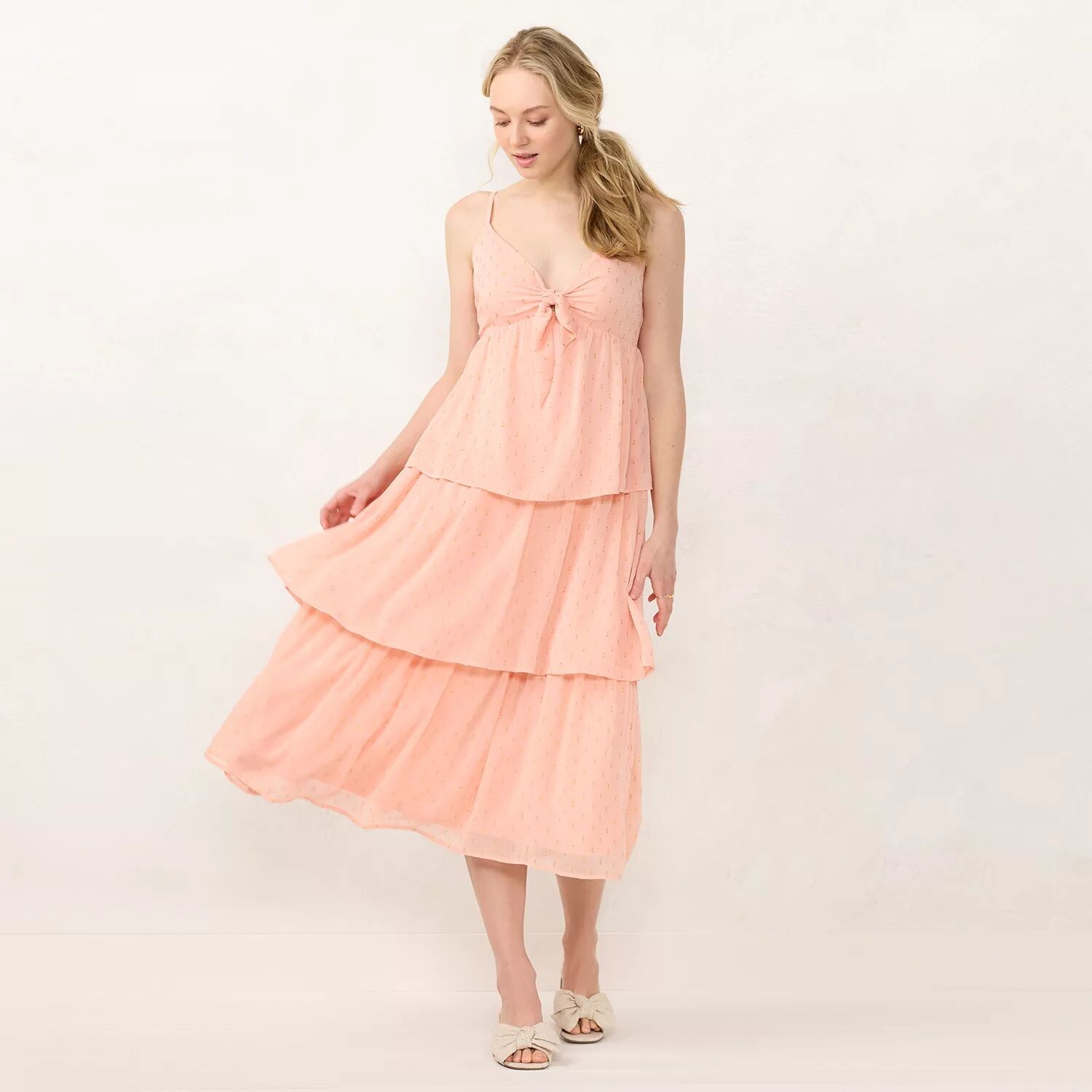 

Платье Petite LC Lauren Conrad с завязкой спереди LC Lauren Conrad