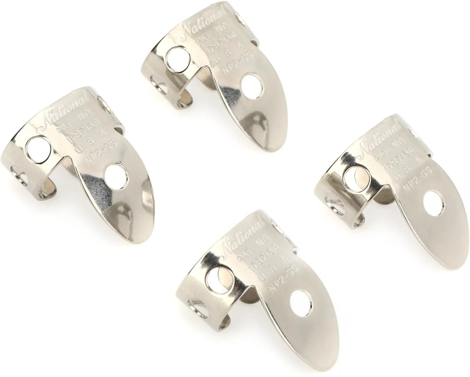 

D'Addario NP2SS-04 Национальные медиаторы из нержавеющей стали (4 шт.)