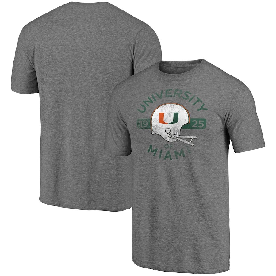 

Футболка с коротким рукавом Fanatics Branded Miami Hurricanes, серый