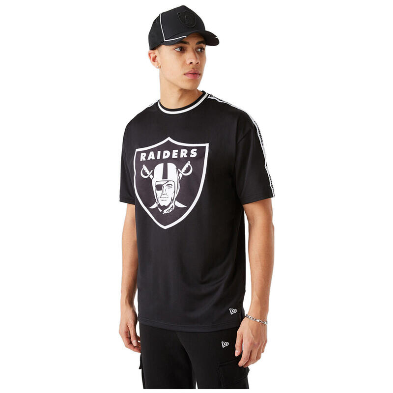 

Футболка NFL Las Vegas Raiders Taping Oversized мужская NEW ERA