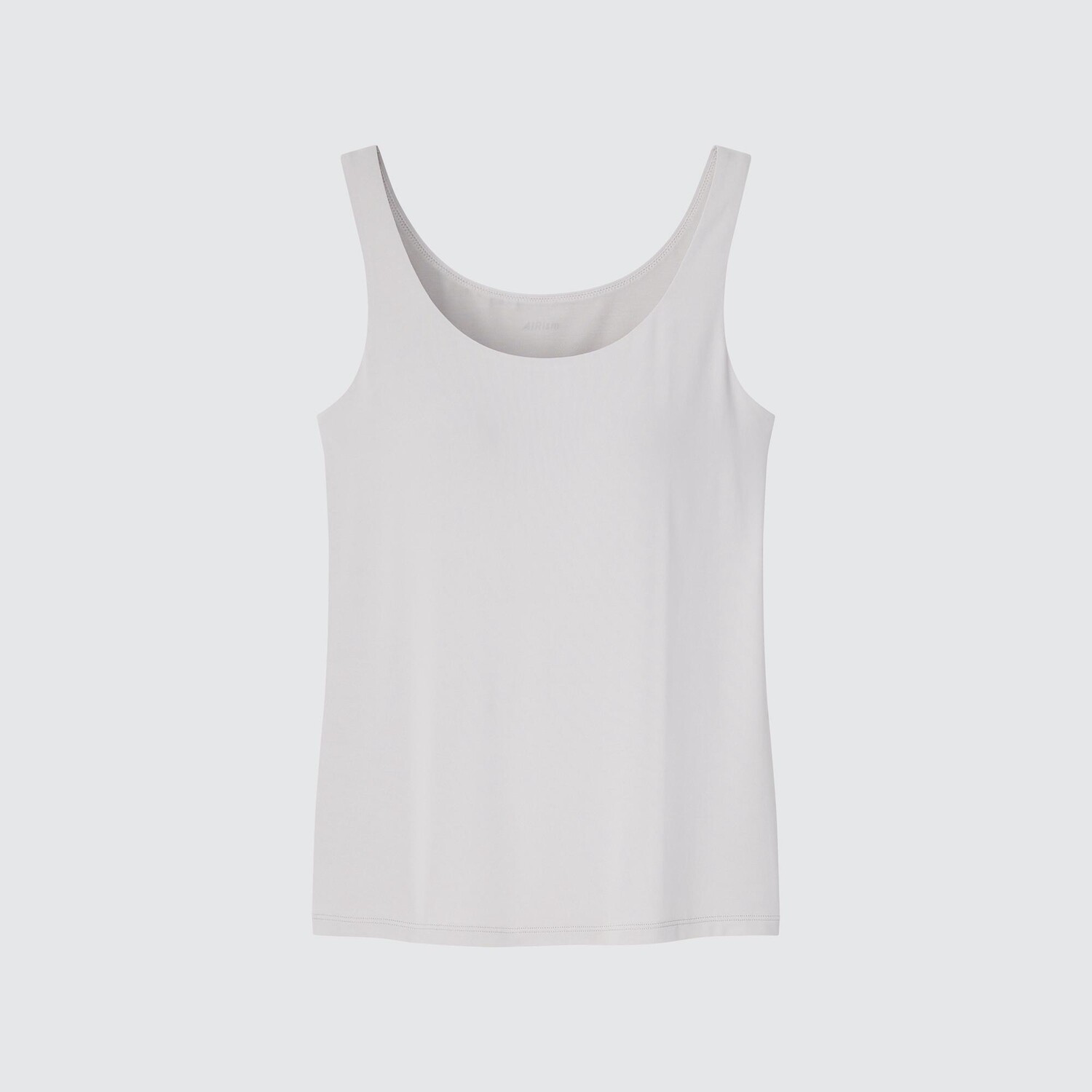 

Топ-бра Uniqlo AIRism без рукавов, светло-серый