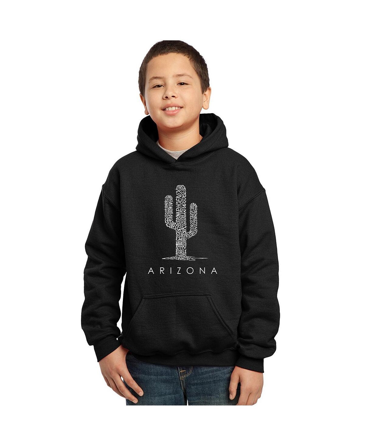 

Толстовка с капюшоном Big Boy's Word Art - Arizona Cities LA Pop Art