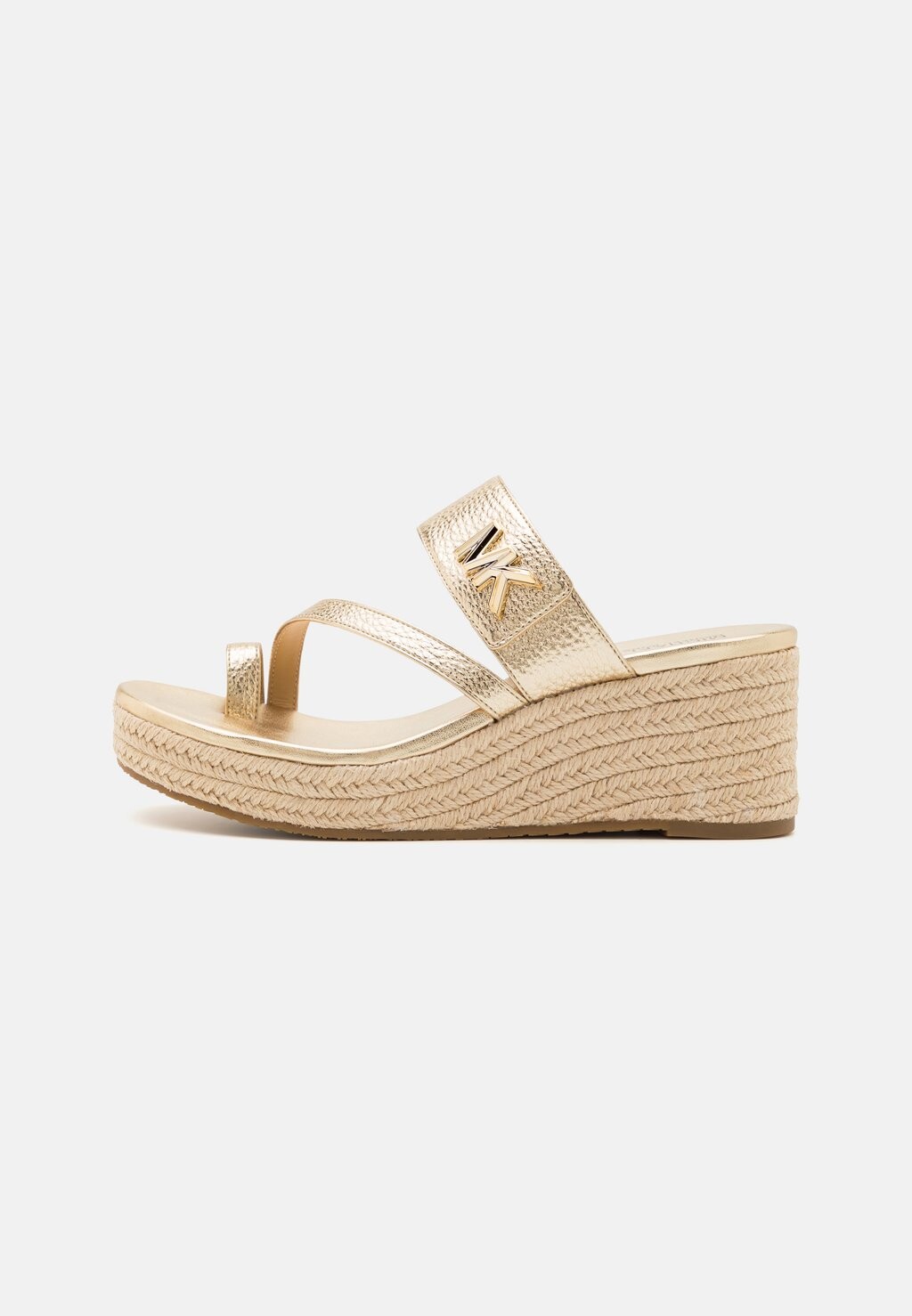 Сандалии JILLY MID WEDGE MICHAEL Michael Kors, цвет pale gold