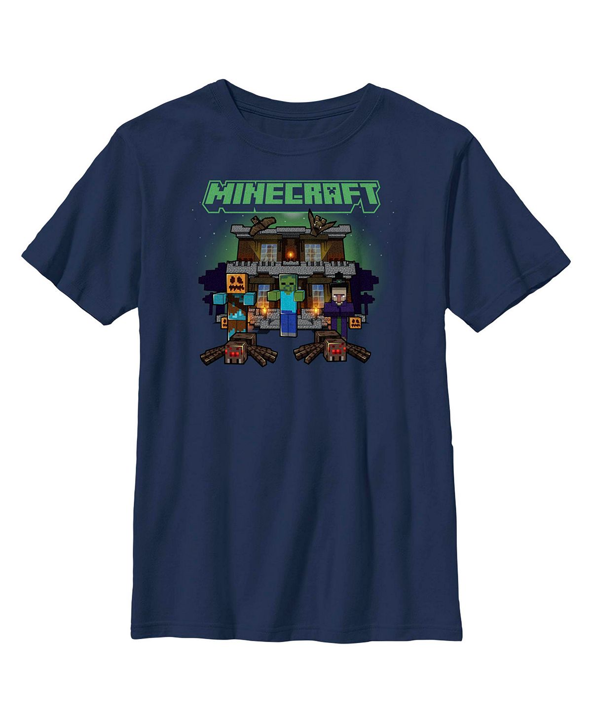 Детская футболка Minecraft Halloween Creeper «Дом с привидениями» для  мальчиков Microsoft – заказать с доставкой из-за рубежа через онлайн-сервис  «CDEK.Shopping»