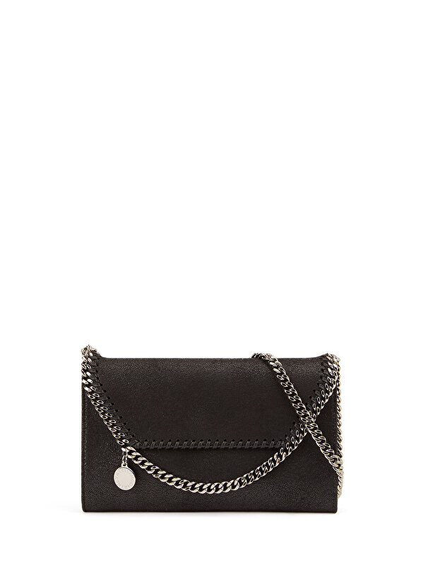 

Черная женская сумка через плечо falabella mini black Stella McCartney