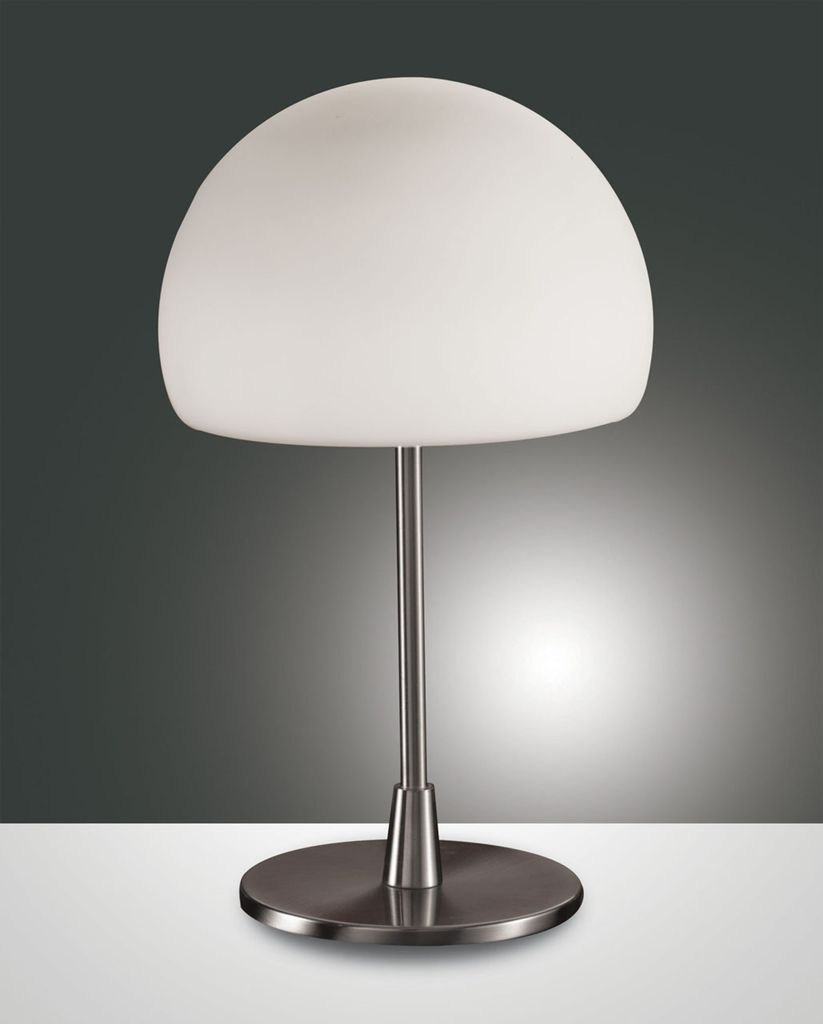 

Fabas Luce Gaia большая, настольная лампа, E14, 1X40Вт, серебро