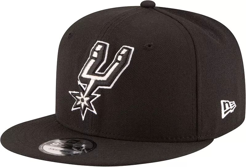 

Мужская регулируемая бейсболка New Era San Antonio Spurs 9Fifty Black с логотипом