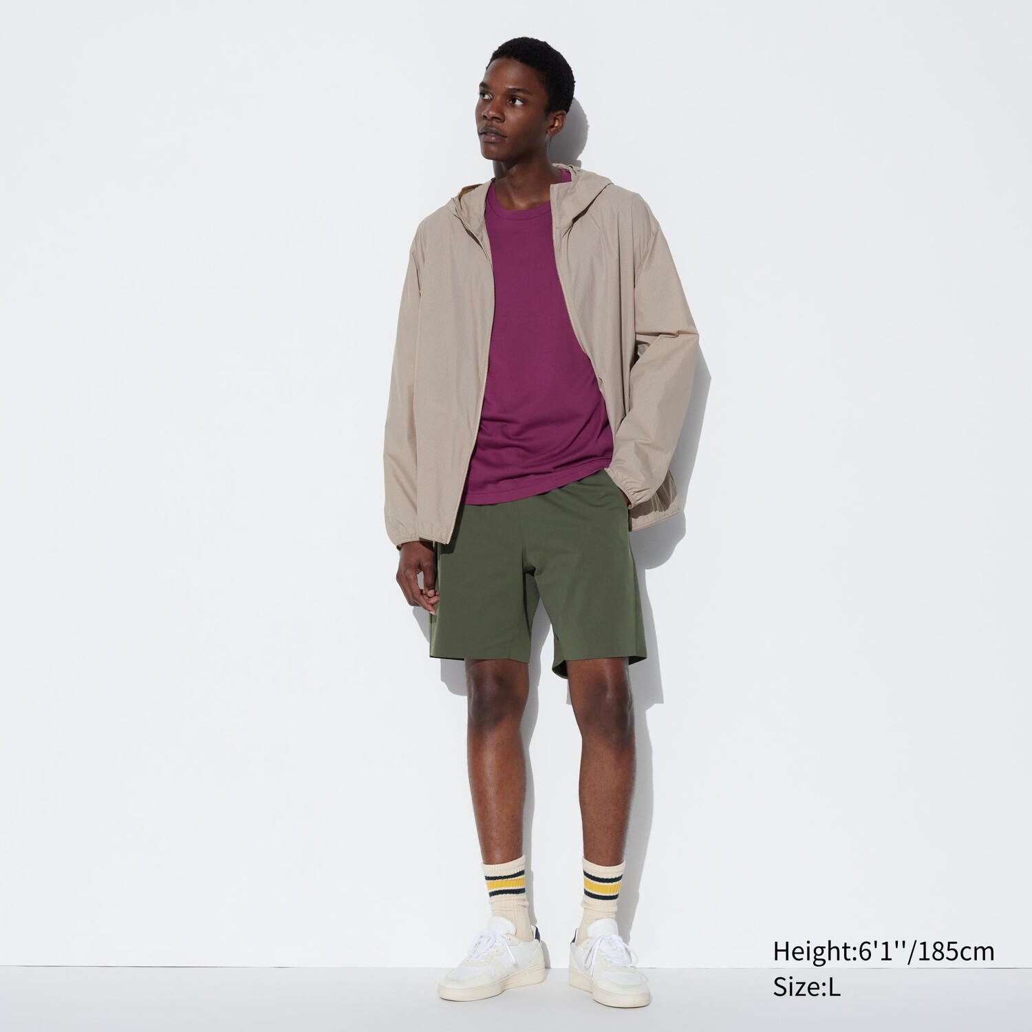 

Шорты Uniqlo Ultra Stretch, оливковый