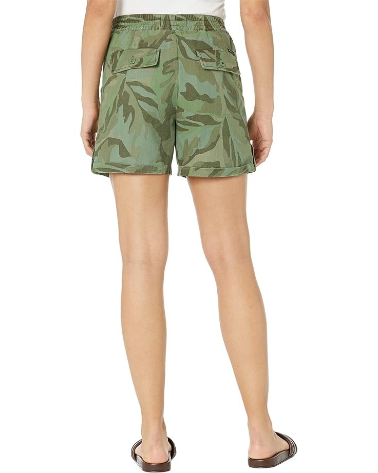 Шорты Sanctuary Trail Blazer Shorts in Slub Twill, цвет Palm Camo шорты sanctuary trail blazer shorts in stretch cotton poplin