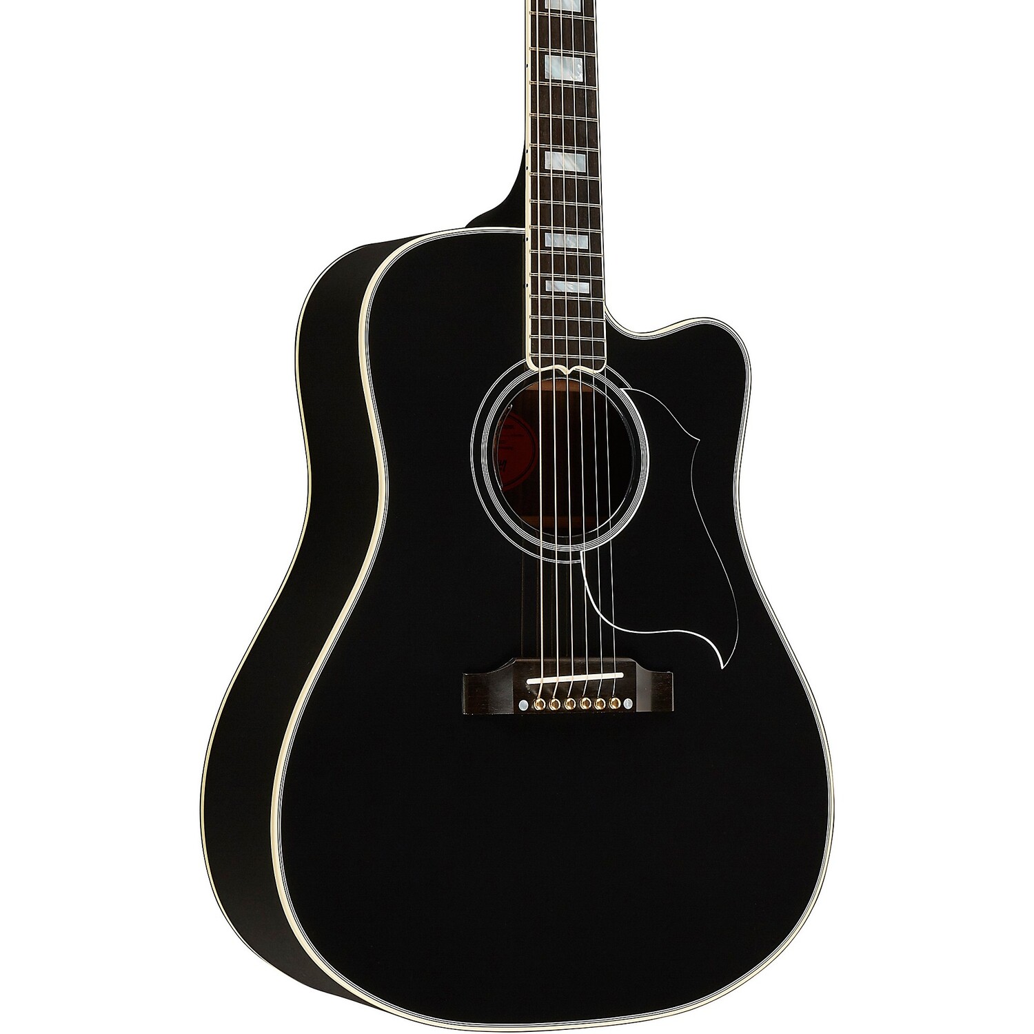 

Акустически-электрическая гитара Gibson Songwriter EC Custom черного цвета