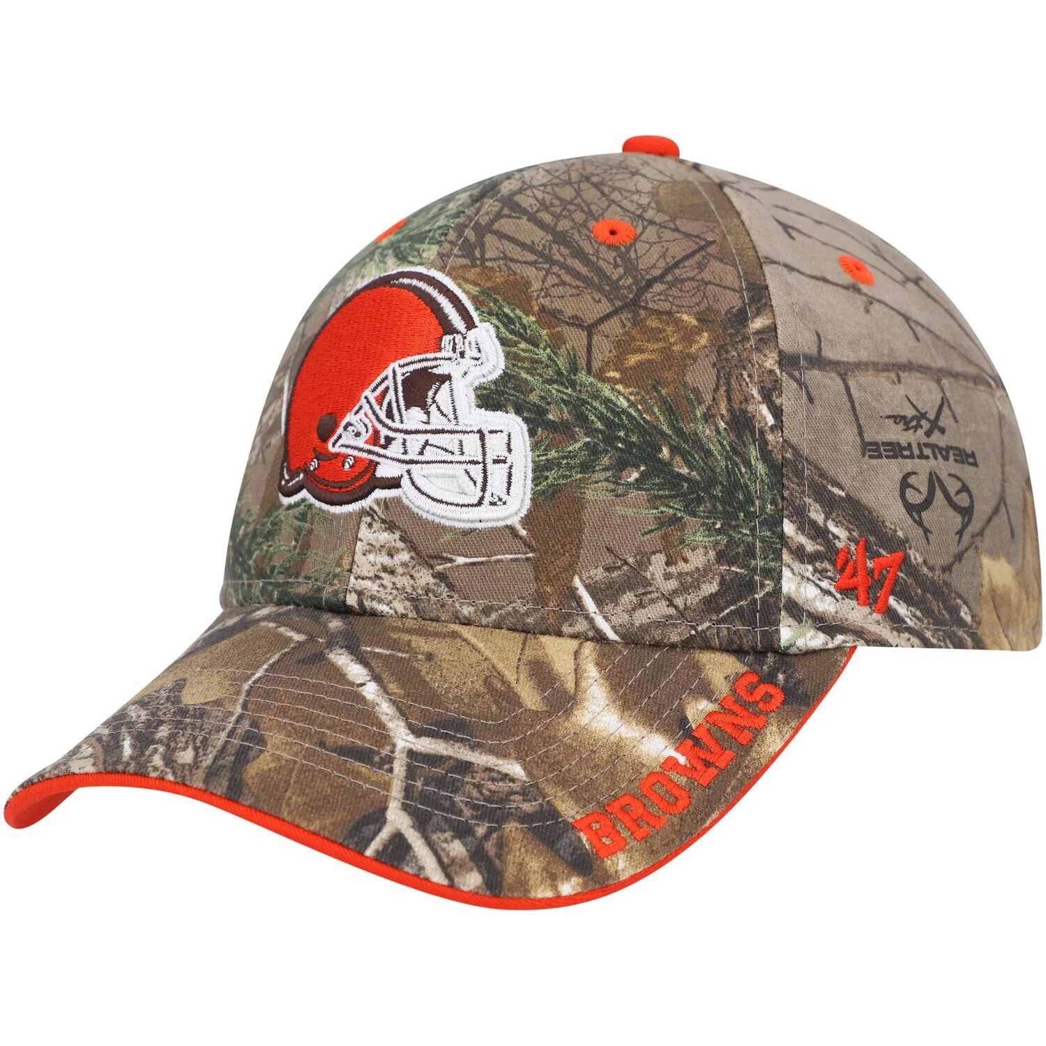 

Мужская регулируемая кепка Realtree Camo Cleveland Browns Frost MVP '47