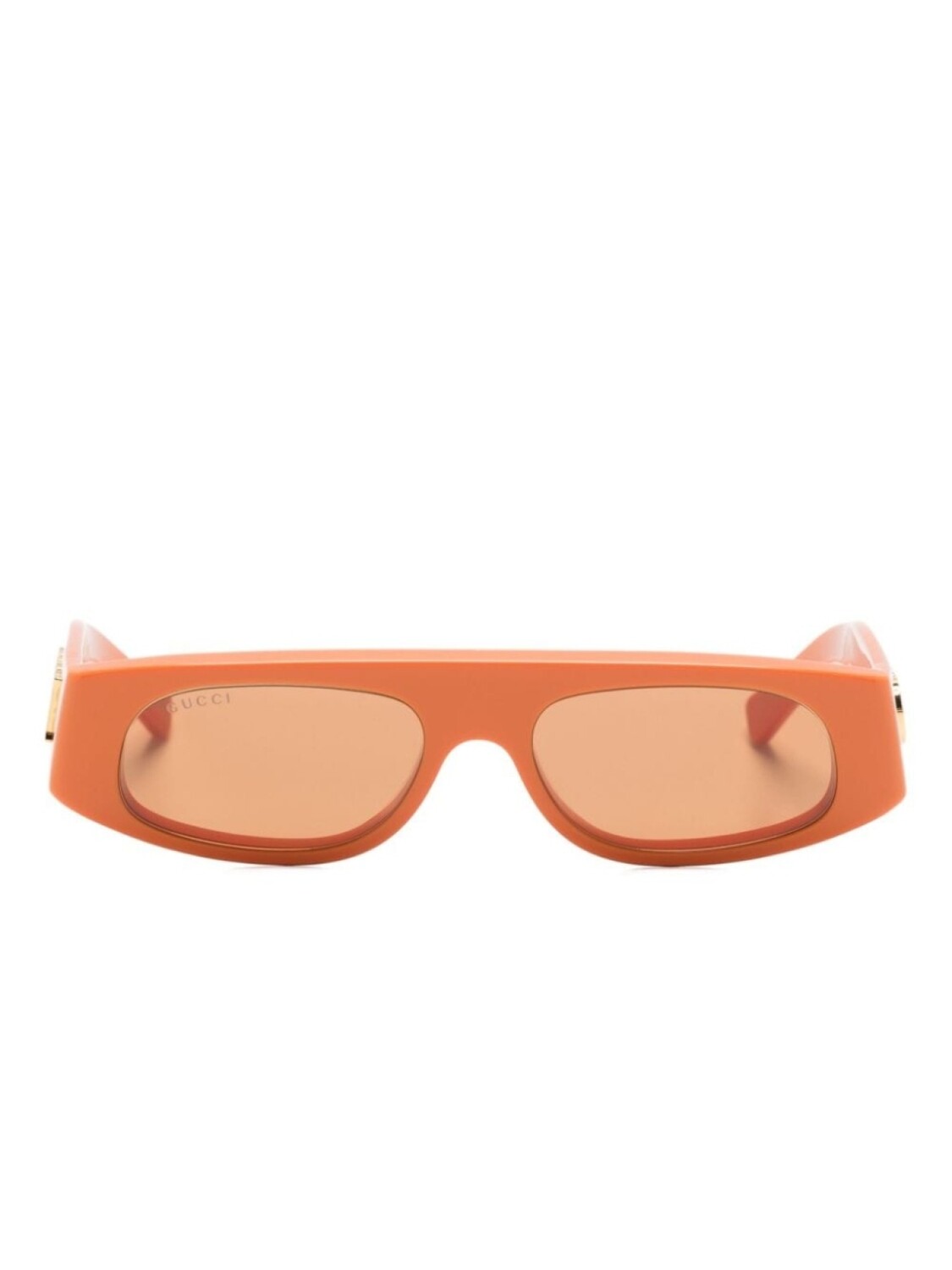 

Солнцезащитные очки в квадратной оправе Gucci Eyewear, оранжевый