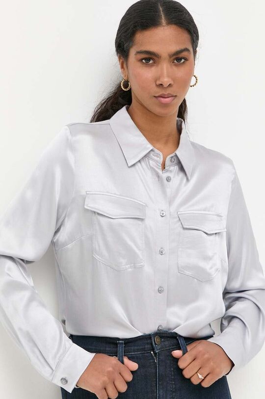 Рубашка Guess, серый