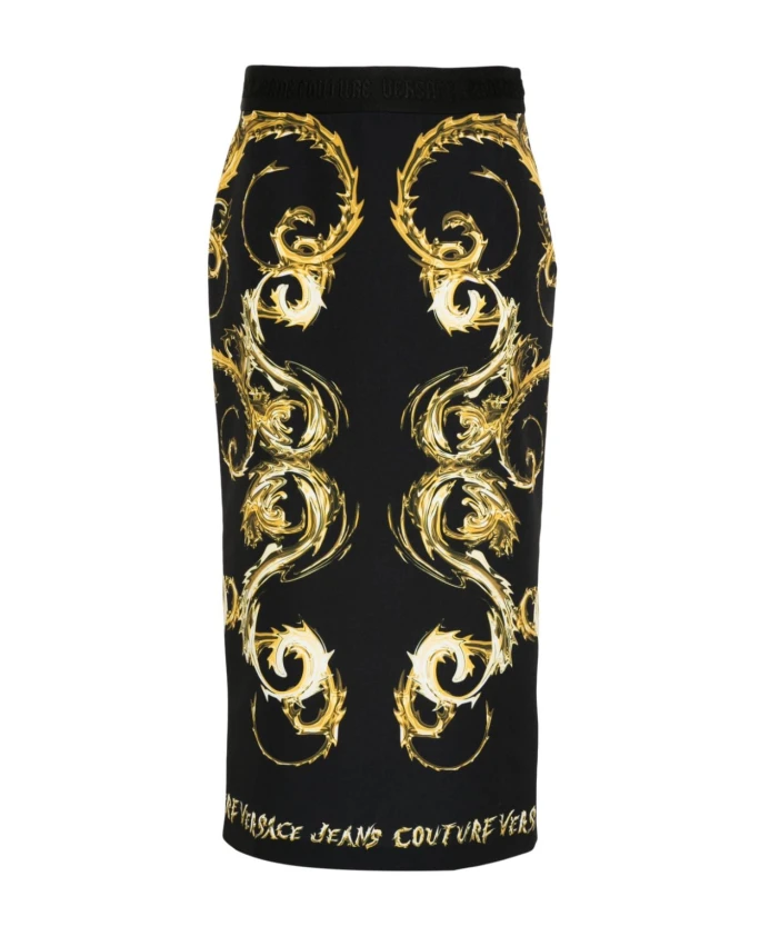 

Юбка с cv Versace Jeans Couture, черный