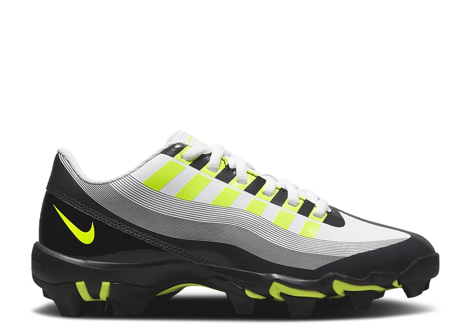 

Кроссовки Nike Vapor Edge Shark Gs 'Volt Smoke Grey', зеленый