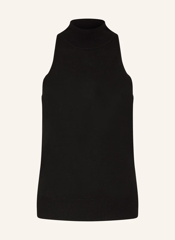 

Вязаный топ connie из шерсти мериноса Allsaints, черный