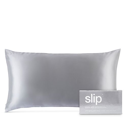 для прекрасного сна Pure Silk Queen Pillowcase slip, цвет Silver