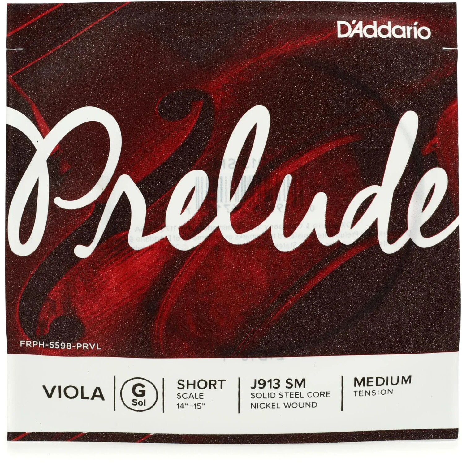 

D'Addario J913 Prelude Viola G Струны - короткий размер