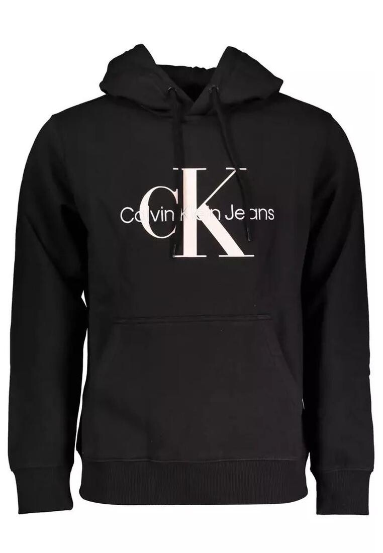 

Толстовка из органического хлопка с контрастными деталями Calvin Klein, черный