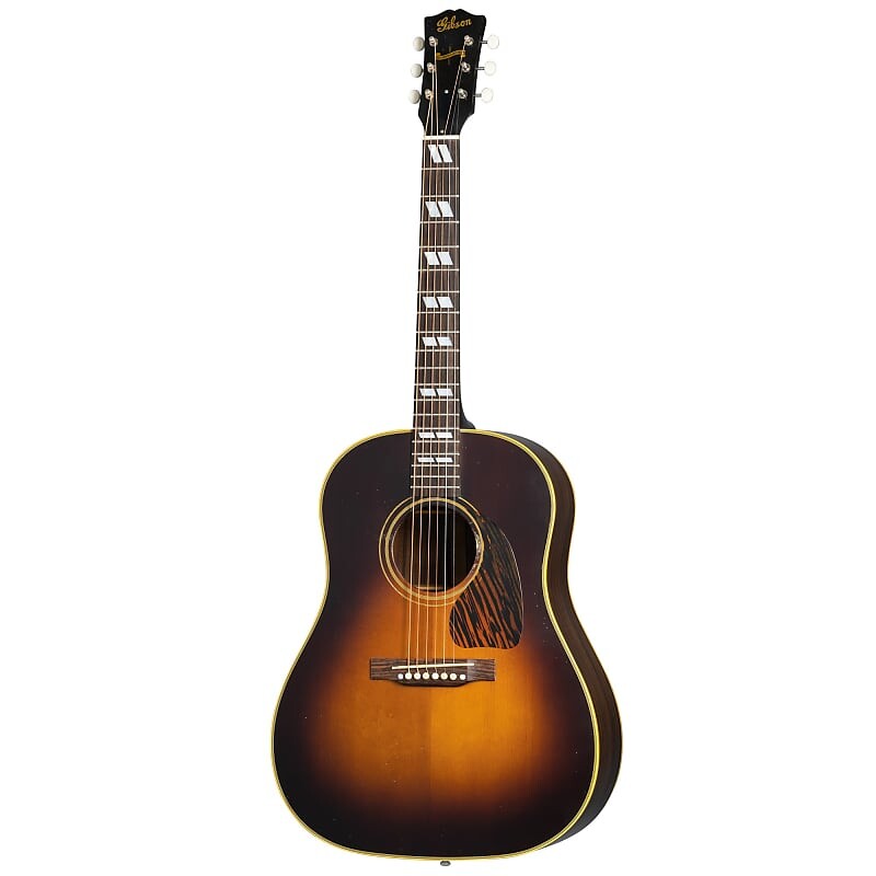 

Акустическая гитара Gibson 1942 Banner Southern Jumbo Light Aged Acoustic Electric Guitar - Vintage Sunburst Light