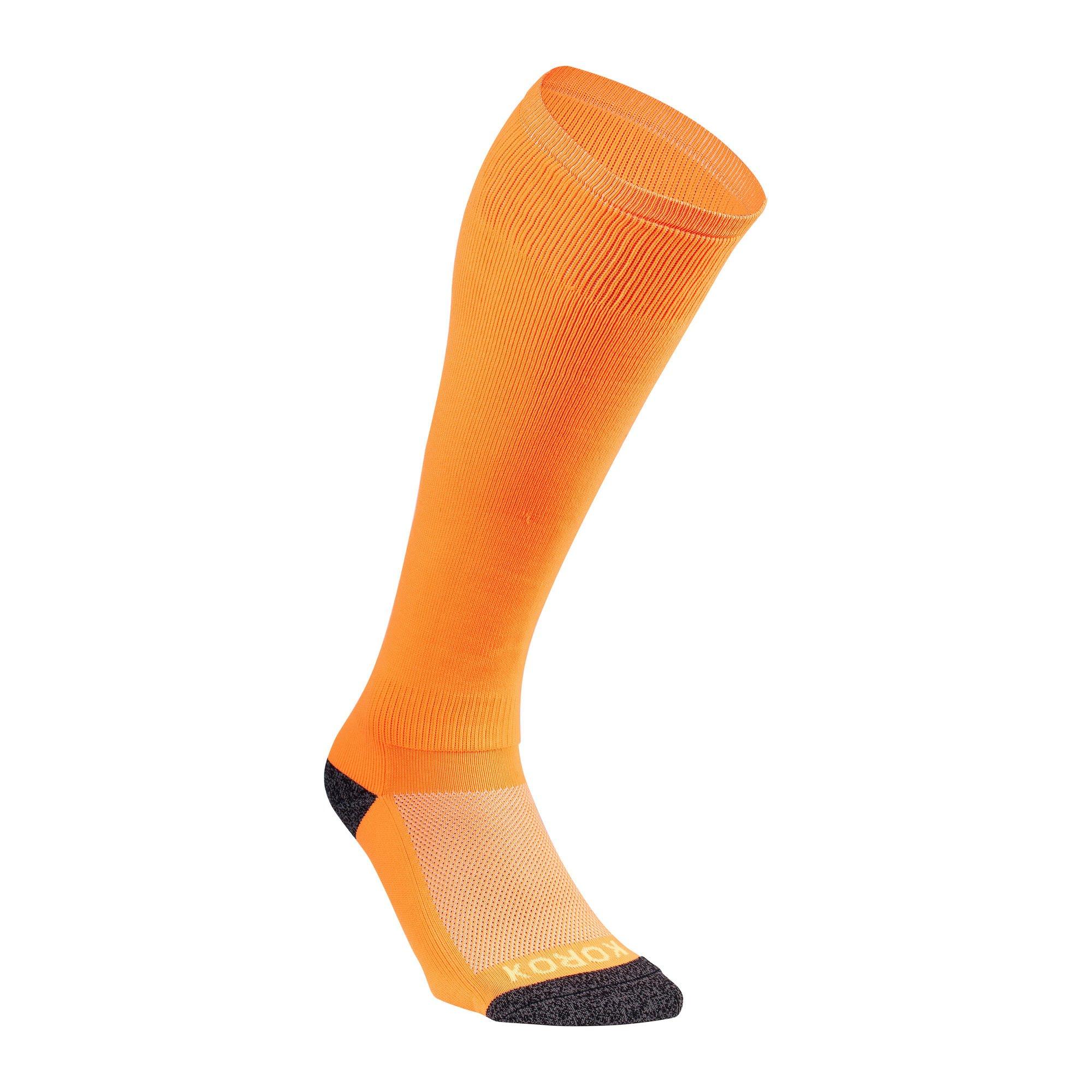 цена Носки для хоккея на траве Decathlon Fh500 Korok, оранжевый