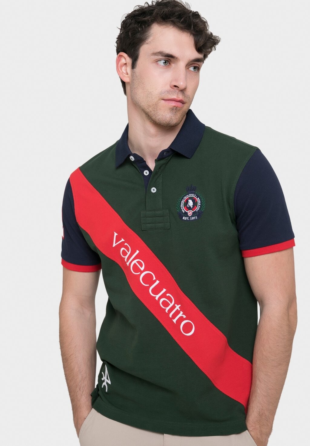 

Поло POLO MODELO BANDA VALECUATRO, темно-зеленый