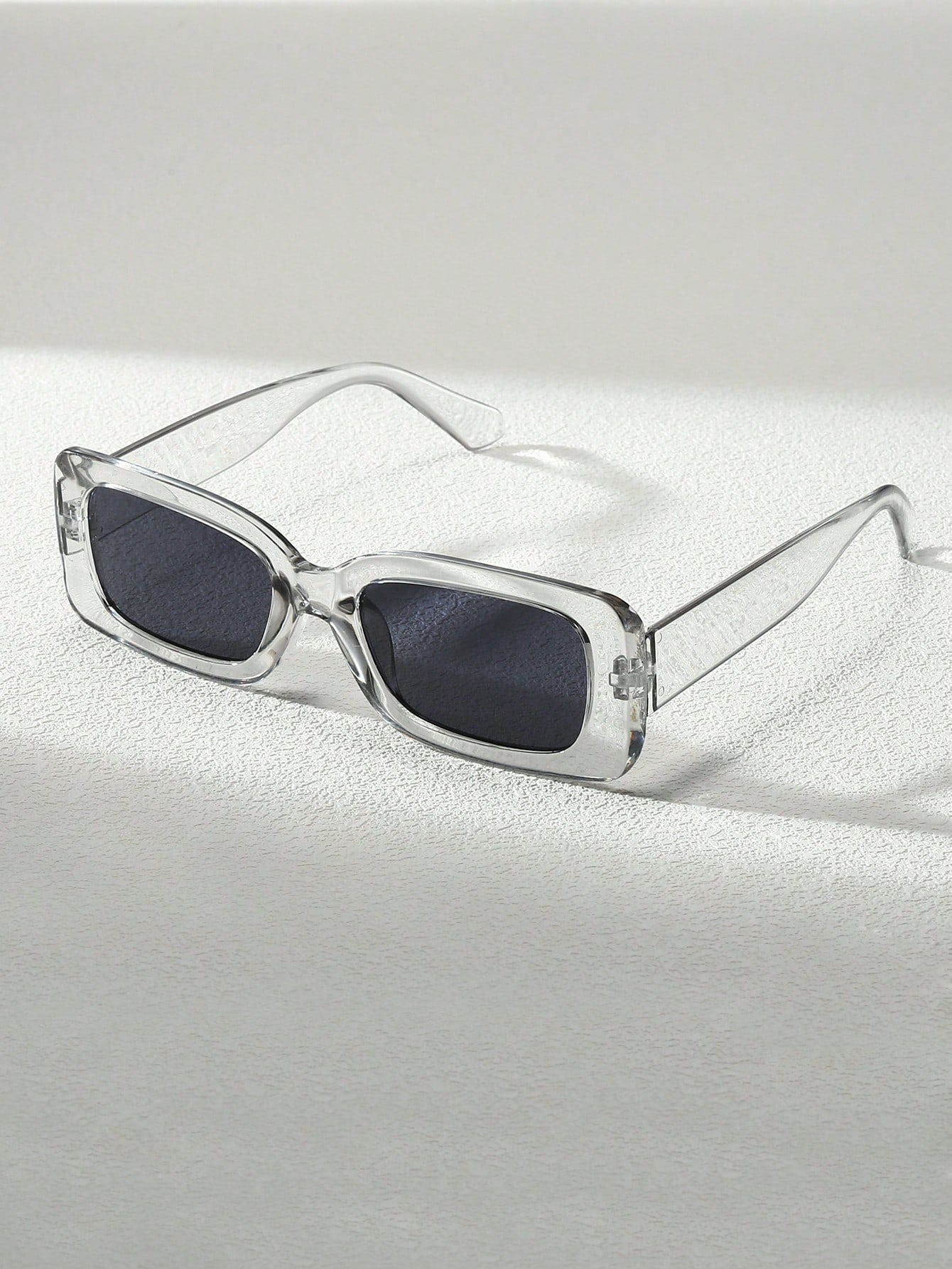 цена 1 шт. модные солнцезащитные очки унисекс в квадратной оправе с большой оправой Y2K индивидуальные летние пляжные солнцезащитные очки, серый