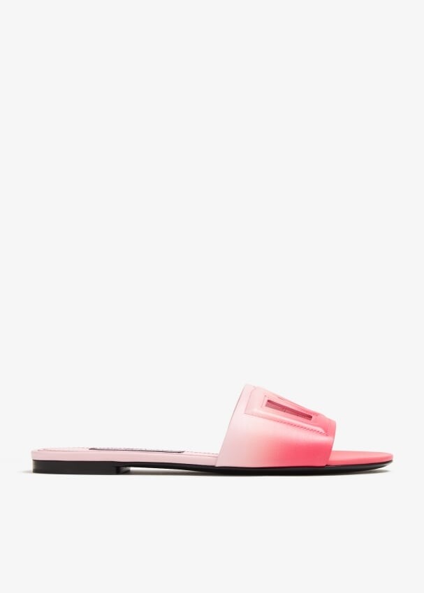 

Сандалии Dolce&Gabbana DG Logo Flat, розовый