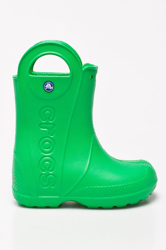 Crocs - Детские резиновые сапоги, зеленый