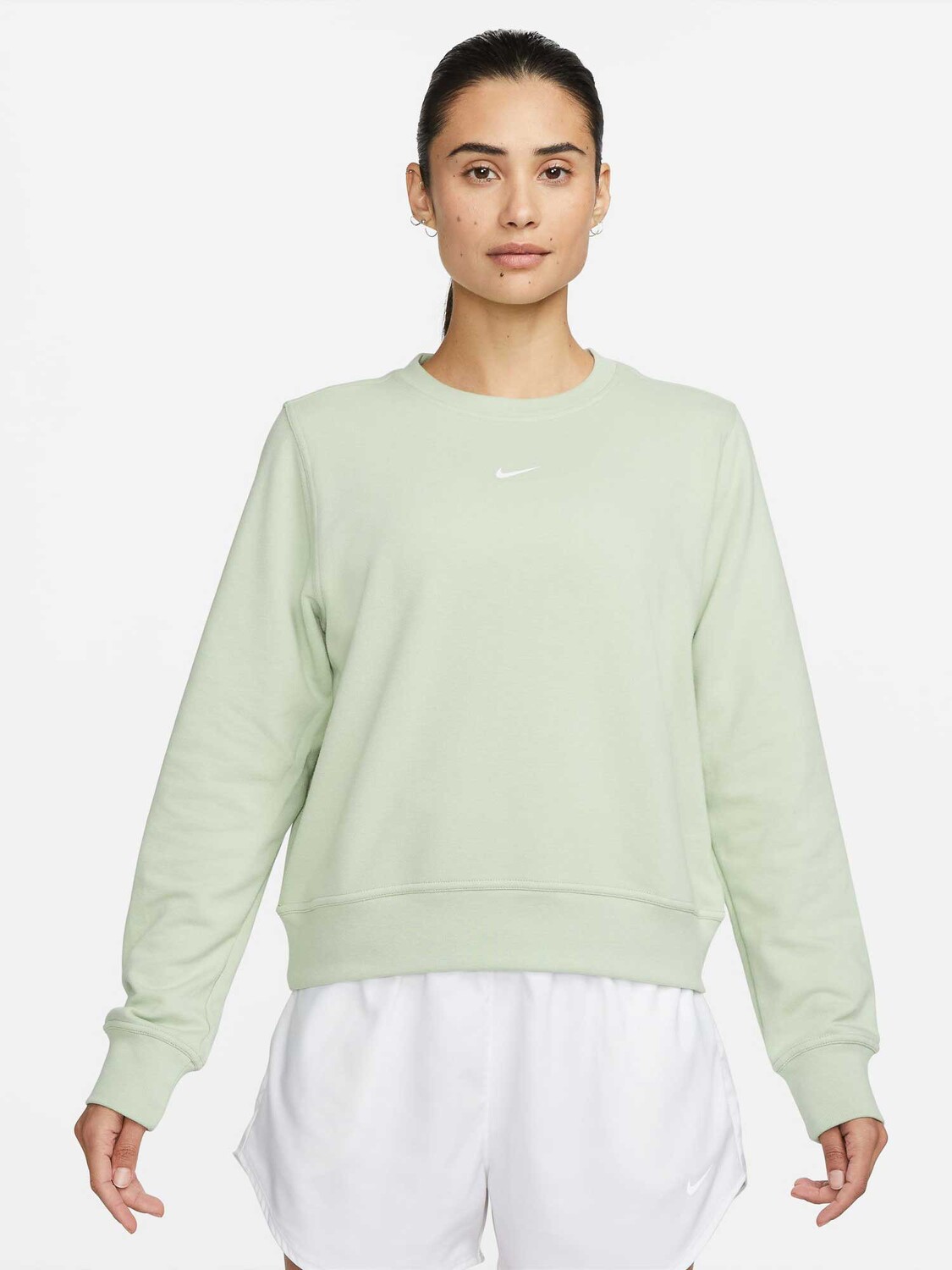 

Блуза Nike W NK ONE DF CREW LBR, зеленый