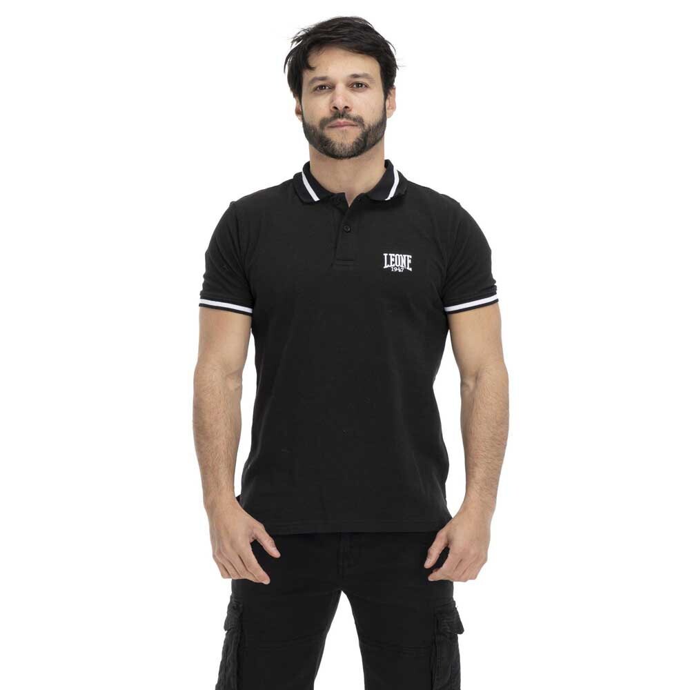 

Поло с коротким рукавом Leone Apparel Small Logo, черный