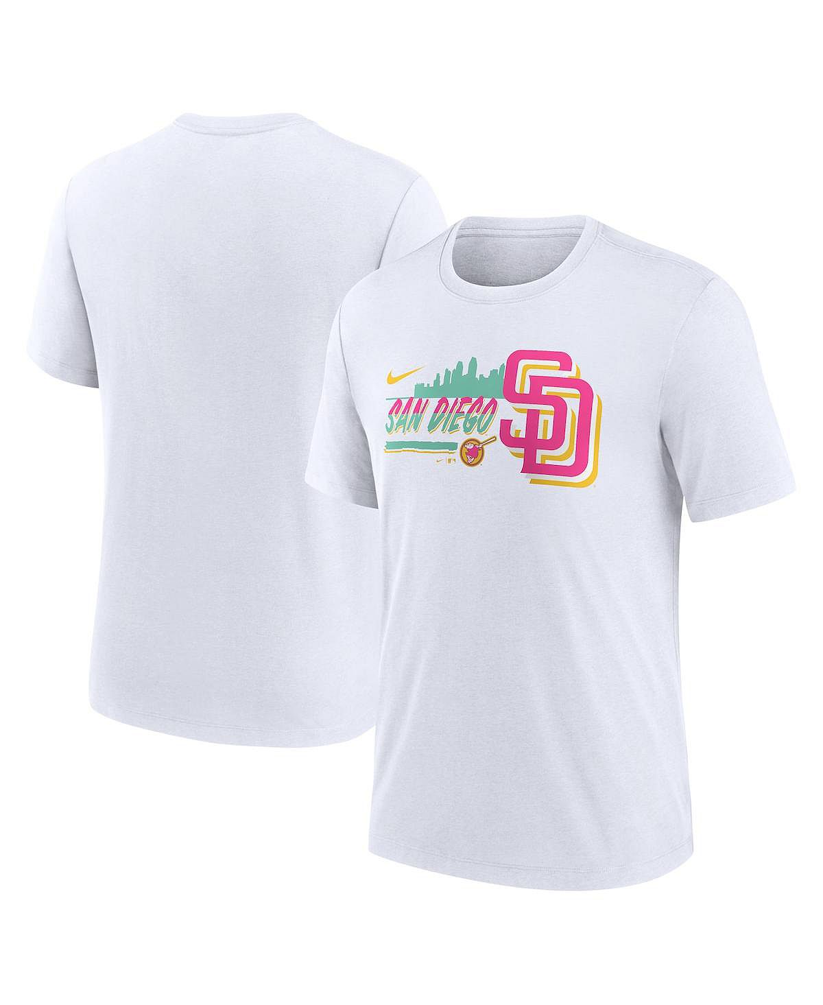 Мужская футболка San Diego Padres City Connect Tri-Blend Nike рюкзак для ноутбука san diego padres campus