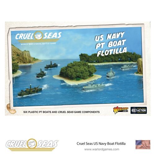 

Фигурки Us Navy Pt Boat Flotilla Warlord Games