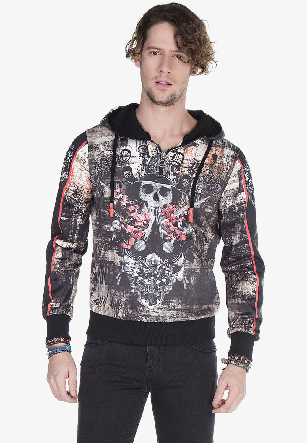 

Толстовка Cipo & Baxx Kapuzenpullover, черный