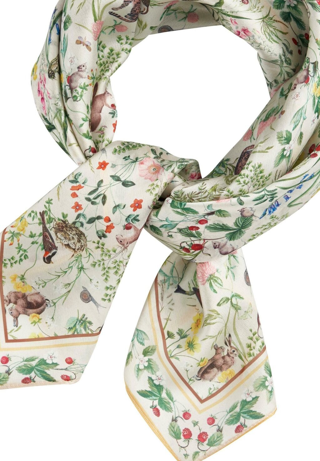 

Шарф MEADOW CREATURES SQUARE FABLE ENGLAND, зеленый