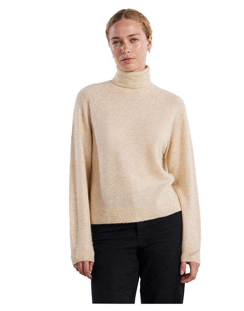 

Свитер Pieces Juliana Roll Neck, бежевый