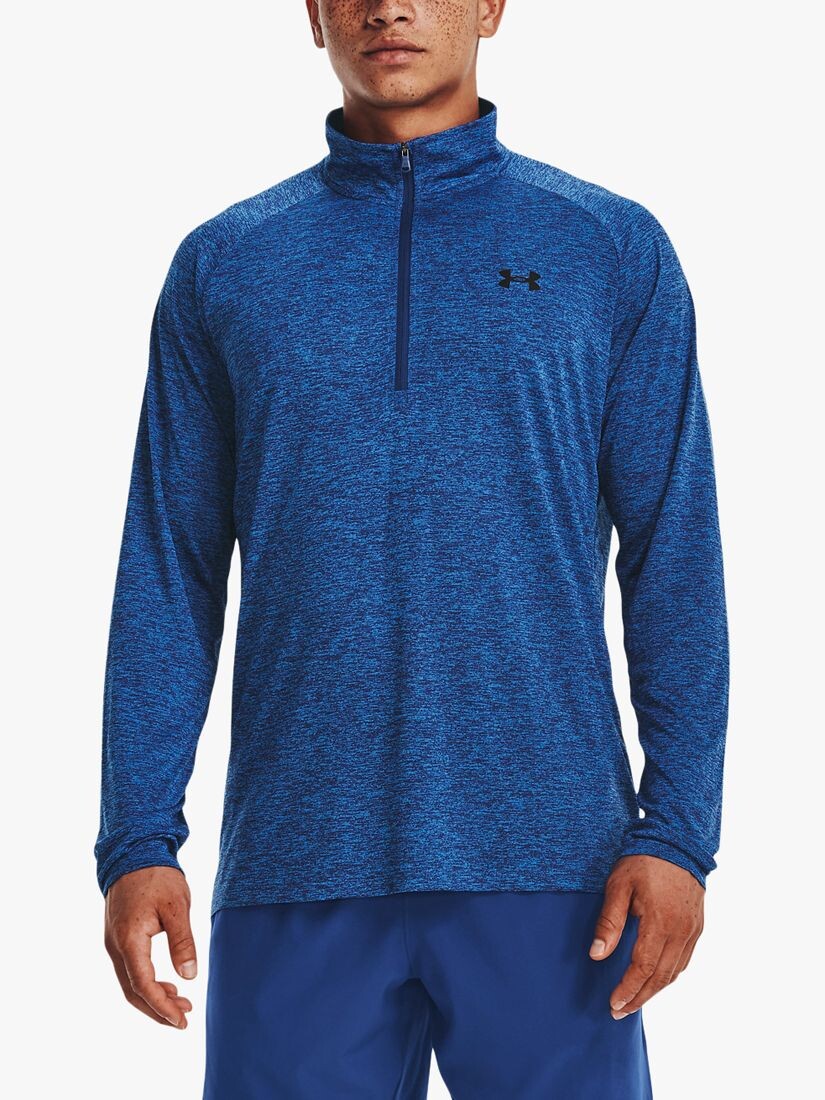 

Спортивная футболка с длинным рукавом и молнией 1/2 Under Armour Tech, Blumir/Cybblu/Blk