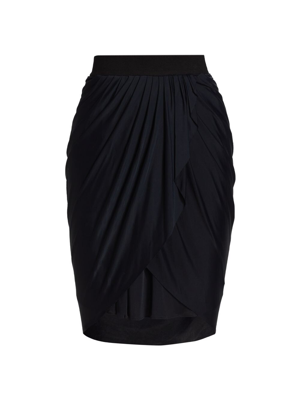 

Мини-юбка из драпированного джерси Re-Edition Proenza Schouler, черный