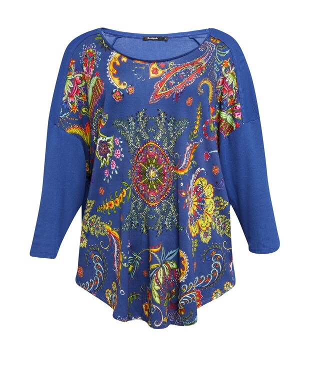 

Рубашка-блузка Desigual, цвет Royal Blue