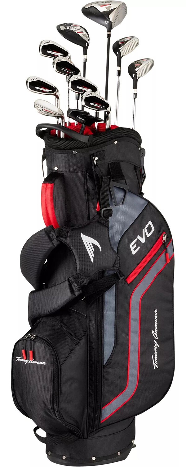 

Tommy Armour Golf 2024 EVO, Полный набор из 16 предметов, черный